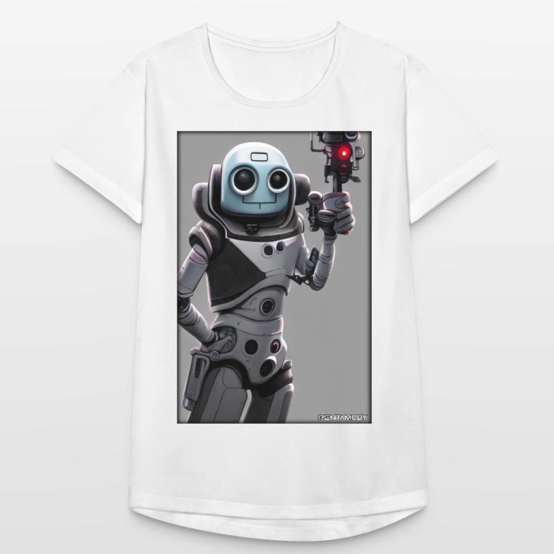 Robot Future Technology Science Android T-shirt respirant Femme