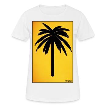 Palm Beach Holiday Summer Sun Sea Travel Holidays - T-shirt respirant Femme - blanc - Devant - AI Model Female 172 dark (172cm)