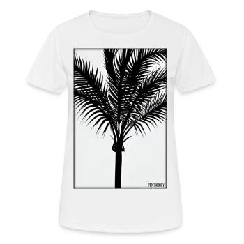 Palm Beach Holiday Summer Sun Sea Travel Holidays - T-shirt respirant Femme - blanc - Devant - AI Model Female 172 dark (172cm)