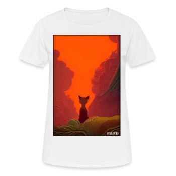 Fuchs Tierwelt Waldtier Tiere Wildnis - Frauen T-Shirt atmungsaktiv - Weiß - Vorne - AI Model Female 172 dark (172cm)