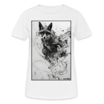 Fuchs Tierwelt Waldtier Tiere Wildnis - Frauen T-Shirt atmungsaktiv - Weiß - Vorne - AI Model Female 172 dark (172cm)