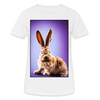 Hase Osterhase Ostern Haustier Osterfest Feiertag - Frauen T-Shirt atmungsaktiv - Weiß - Vorne - AI Model Female 172 dark (172cm)
