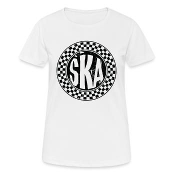 Musique Ska - T-shirt respirant Femme - blanc - Devant - AI Model Female 172 dark (172cm)