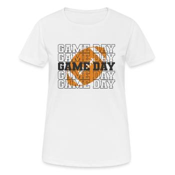 Game Day Football America Touchdown USA - Women's Breathable T-Shirt - white - Front - AI Model Female 172 dark (172cm)