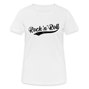 Rock 'n' Roll Musikstil Gitarre Genre - Frauen T-Shirt atmungsaktiv - Weiß - Vorne - AI Model Female 172 dark (172cm)