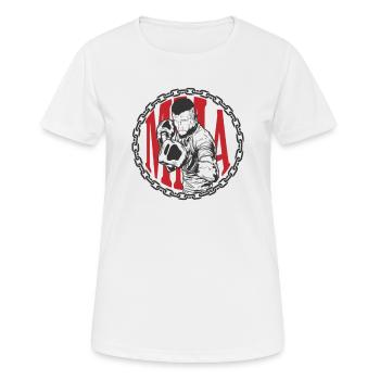 MMA Kampfsport Arts martiaux mixtes - T-shirt respirant Femme - blanc - Devant - AI Model Female 172 dark (172cm)
