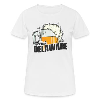 Delaware Drink Beer USA America - Women's Breathable T-Shirt - white - Front - AI Model Female 172 dark (172cm)