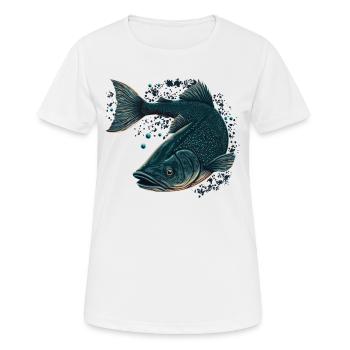 Tiefsee-Entdecker - Frauen T-Shirt atmungsaktiv - Weiß - Vorne - AI Model Female 172 dark (172cm)