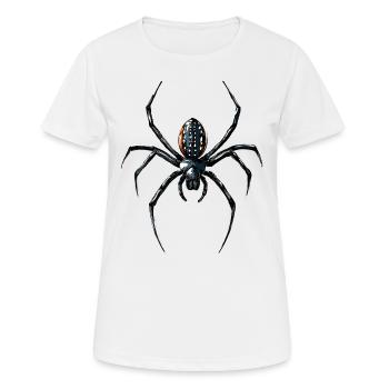 Araignée Tarentule Amour Arachnide Araignées - T-shirt respirant Femme - blanc - Devant - AI Model Female 172 dark (172cm)