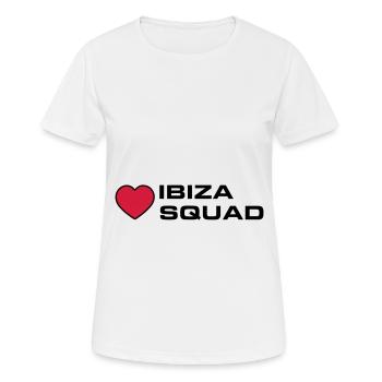 Ibiza Squad - Women's Breathable T-Shirt - white - Front - AI Model Female 172 dark (172cm)