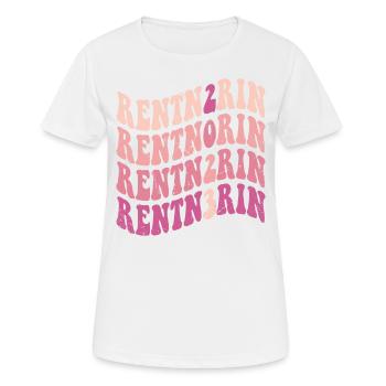 Rentner 2023 Retro Rente Ruhestand Pension Frauen - Frauen T-Shirt atmungsaktiv - Weiß - Vorne - AI Model Female 172 dark (172cm)