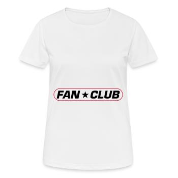 Fan Club - T-shirt respirant Femme - blanc - Devant - AI Model Female 172 dark (172cm)