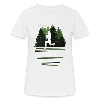 HIIT Passion - T-shirt respirant Femme - blanc - Devant - AI Model Female 172 dark (172cm)
