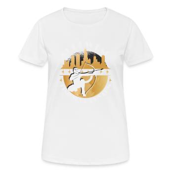 Arrowtag Rythme - T-shirt respirant Femme - blanc - Devant - AI Model Female 172 dark (172cm)