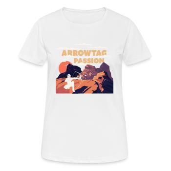 Arrowtag Passion - T-shirt respirant Femme - blanc - Devant - AI Model Female 172 dark (172cm)