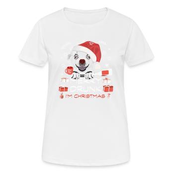 Marché de Noël de Chihuahua - T-shirt respirant Femme - blanc - Devant - AI Model Female 172 dark (172cm)