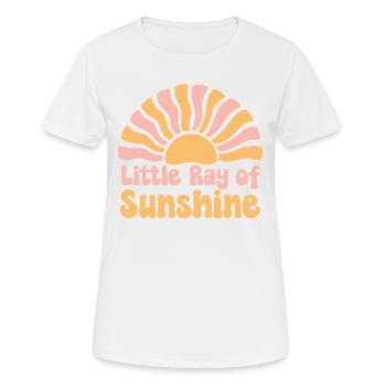 Petit rayon de soleil - T-shirt respirant Femme - blanc - Devant - AI Model Female 172 dark (172cm)
