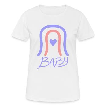 Bébé - T-shirt respirant Femme - blanc - Devant - AI Model Female 172 dark (172cm)