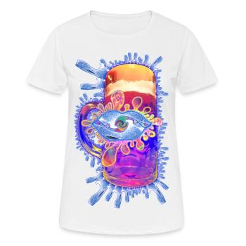 Opening - Women's Breathable T-Shirt - white - Front - AI Model Female 172 dark (172cm)