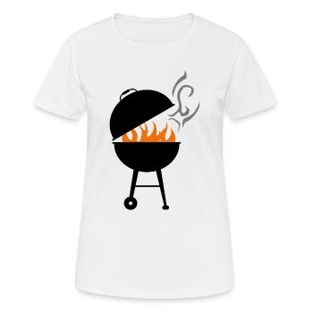 Grill - Women's Breathable T-Shirt - white - Front - AI Model Female 172 dark (172cm)