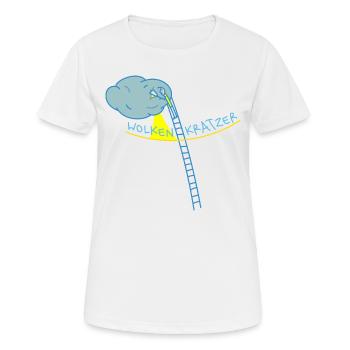 Hoffnung auf Sonne - Frauen T-Shirt atmungsaktiv - Weiß - Vorne - AI Model Female 172 dark (172cm)
