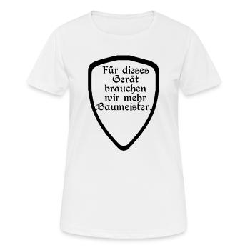 Device Stronghold Strategy Builder V2 (b) - Women's Breathable T-Shirt - white - Front - AI Model Female 172 dark (172cm)