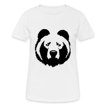 Süßer Grizzly Bär - Frauen T-Shirt atmungsaktiv - Weiß - Vorne - AI Model Female 172 dark (172cm)