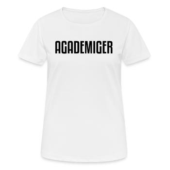Agademiger | Akademiker Saxe saxon Saxe - T-shirt respirant Femme - blanc - Devant - AI Model Female 172 dark (172cm)
