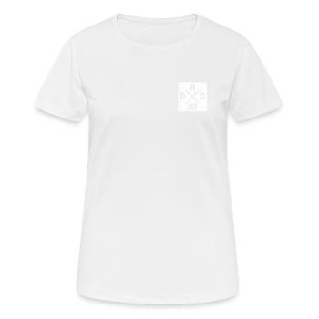 Papa 2022 Futur Papa Fête des Pères Père - T-shirt respirant Femme - blanc - Devant - AI Model Female 172 dark (172cm)