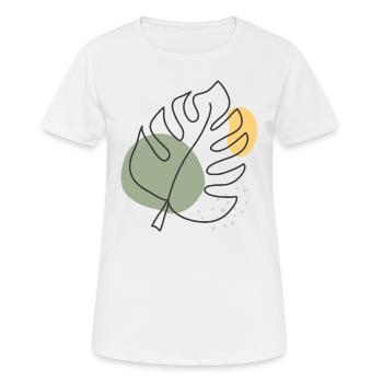 Hand Drawn Flower 9 - Women's Breathable T-Shirt - white - Front - AI Model Female 172 dark (172cm)