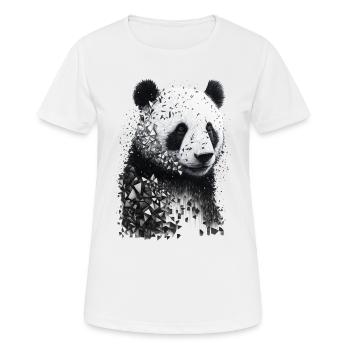 Panda Art Decay Gift Man Panda Bear Pandas - Women's Breathable T-Shirt - white - Front - AI Model Female 172 dark (172cm)