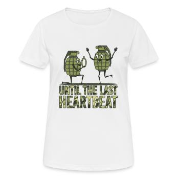 Granate Hochzeitsring Ehering Sicherung Antrag - Frauen T-Shirt atmungsaktiv - Weiß - Vorne - AI Model Female 172 dark (172cm)