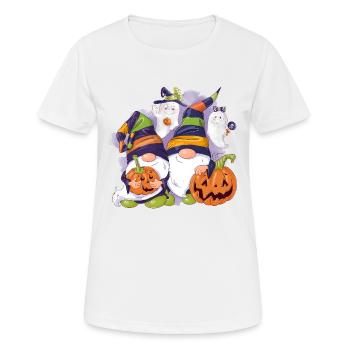 Halloween-Wichtel - Frauen T-Shirt atmungsaktiv - Weiß - Vorne - AI Model Female 172 dark (172cm)