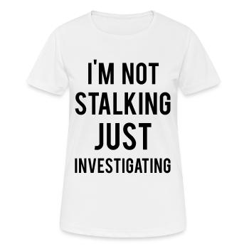 Investigating - Women's Breathable T-Shirt - white - Front - AI Model Female 172 dark (172cm)