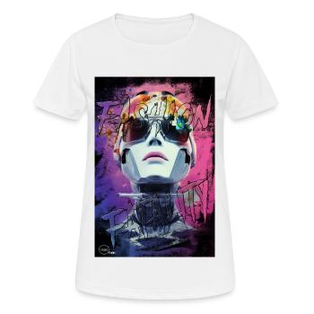 FASHION FATALITY 2 By Yume Origins - Women's Breathable T-Shirt - white - Front - AI Model Female 172 dark (172cm)