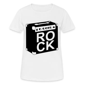 Rock amp - Women's Breathable T-Shirt - white - Front - AI Model Female 172 dark (172cm)