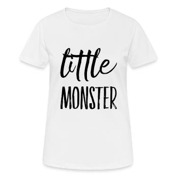 Petit monstre - T-shirt respirant Femme - blanc - Devant - AI Model Female 172 dark (172cm)