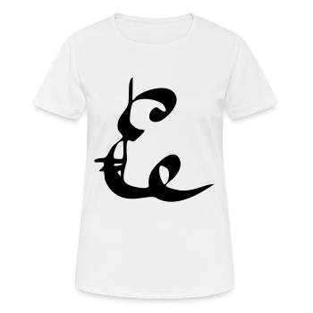 E - Women's Breathable T-Shirt - white - Front - AI Model Female 172 dark (172cm)