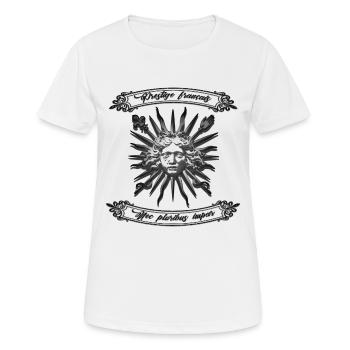 The sun King - Women's Breathable T-Shirt - white - Front - AI Model Female 172 dark (172cm)