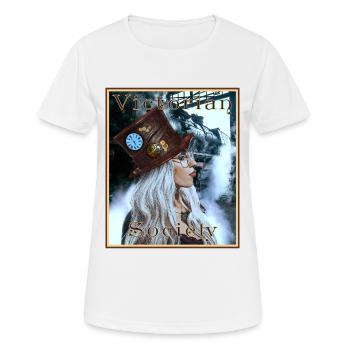 Steampunk Victorian Society - Women's Breathable T-Shirt - white - Front - AI Model Female 172 dark (172cm)
