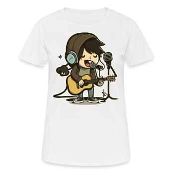 Rocker - Women's Breathable T-Shirt - white - Front - AI Model Female 172 dark (172cm)