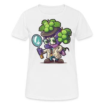 Résoudre des mystères juteux - T-shirt respirant Femme - blanc - Devant - AI Model Female 172 dark (172cm)