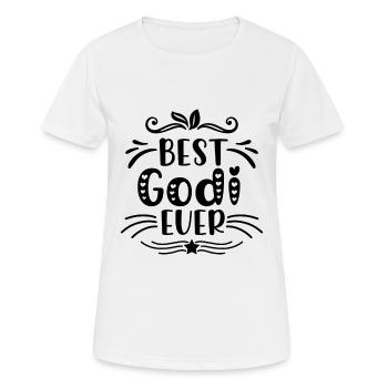 Wöd Godi beste Godi Taufpatin Österreich Taufe - Frauen T-Shirt atmungsaktiv - Weiß - Vorne - AI Model Female 172 dark (172cm)