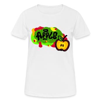Pomme - Calypso Blous - T-shirt respirant Femme - blanc - Devant - AI Model Female 172 dark (172cm)