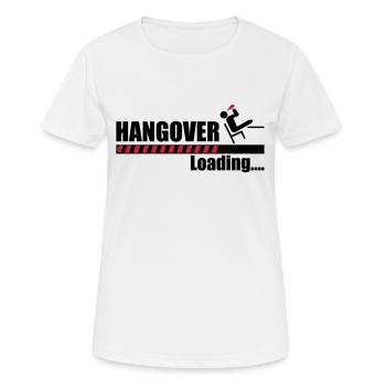 Hangover loading - Women's Breathable T-Shirt - white - Front - AI Model Female 172 dark (172cm)