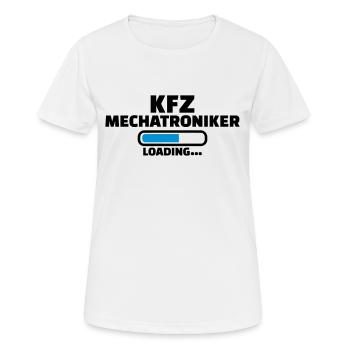 Kfz-Mechatroniker - Frauen T-Shirt atmungsaktiv - Weiß - Vorne - AI Model Female 172 dark (172cm)