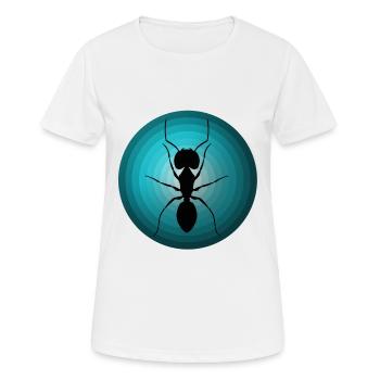 Ants - Women's Breathable T-Shirt - white - Front - AI Model Female 172 dark (172cm)