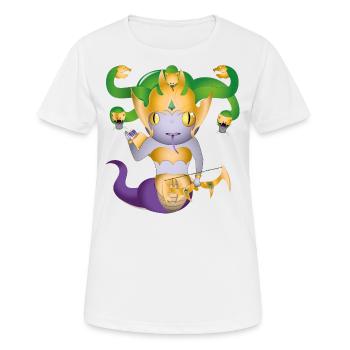 Freya - Women's Breathable T-Shirt - white - Front - AI Model Female 172 dark (172cm)