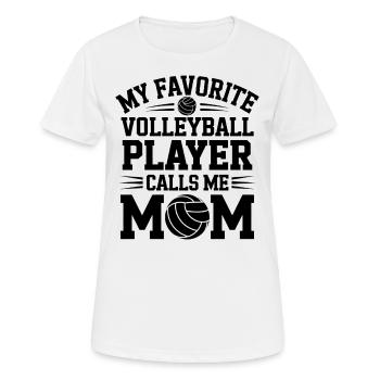 Volleyball Spruch Lustiges Volleyball Geschenk - Frauen T-Shirt atmungsaktiv - Weiß - Vorne - AI Model Female 172 dark (172cm)