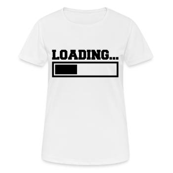 Loading - Women's Breathable T-Shirt - white - Front - AI Model Female 172 dark (172cm)